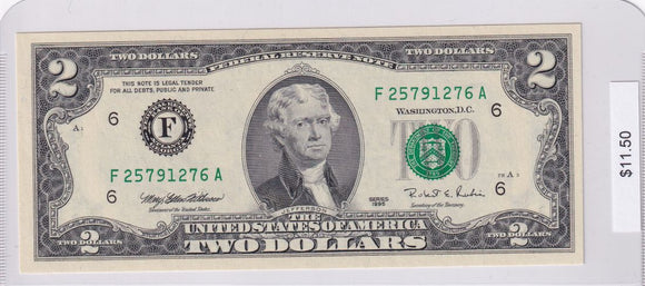 1995 - USA - $2 - F 25791276 A