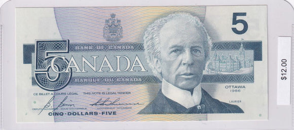 1986 - Canada - 5 Dollars - Bonin / Thiessen - GPP7658654