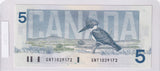 1986 - Canada - 5 Dollars - Thiessen / Crow - GNT1029172