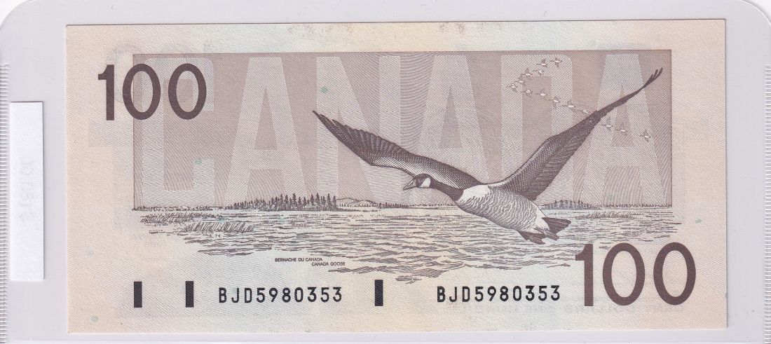 1988 - Canada - 100 Dollars - Thiessen / Crow - BJD5980353 – MK Coins