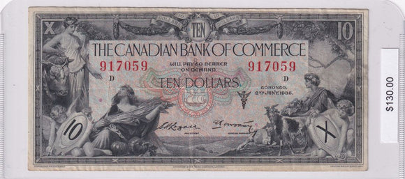 1935 - Canada - 10 Dollars - Type 2 Arscott, r. - 917059