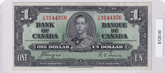 1937 - Canada - 1 Dollar - Coyne / Towers - O/M 3144356