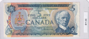 1972 - Canada - 5 Dollars - Bouey / Rasminsky - CF9582397
