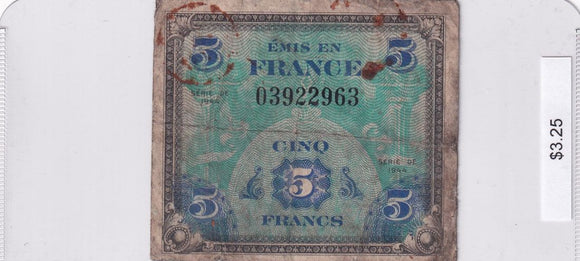 1944 - France - 5 Francs - 03922963