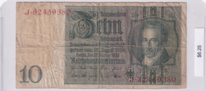 1929 - Germany - 10 Reichsmark - J 32459380