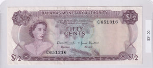 1968 - Bahamas - 1/2 Dollar - C 651316
