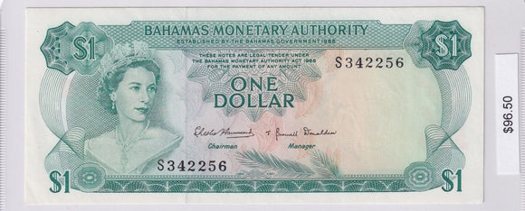1968 - Bahamas - 1 Dollar - S 342256