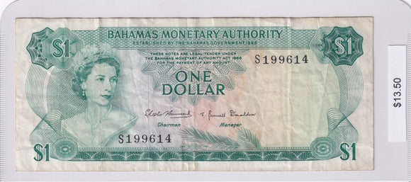 1968 - Bahamas - 1 Dollar - S 199614