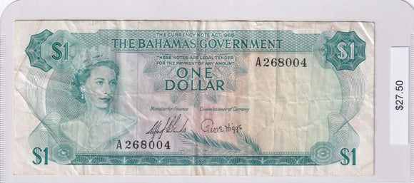 1965 - Bahamas - 1 Dollar - A 268004