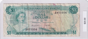 1965 - Bahamas - 1 Dollar - B 872376