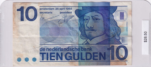 1968 - Netherlands - 10 Gulden - 2821217490
