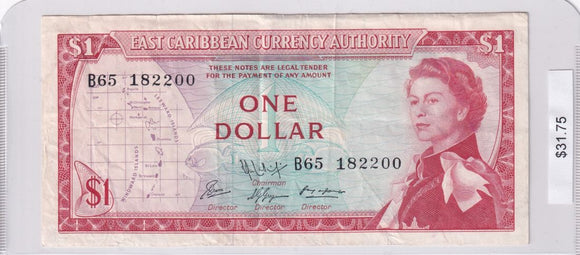 1965 - East Caribbean States - 1 Dollar - B65 182200