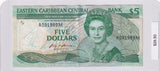 1988 - East Caribbean States - 5 Dollars - A 091989 M