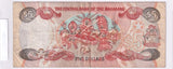 1974 - Bahamas - 5 Dollars - S489295