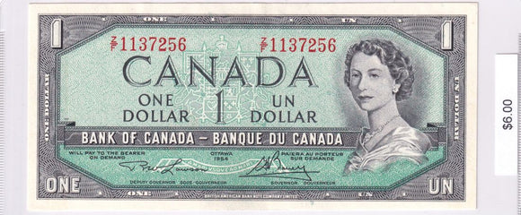 1954 - Canada - 1 Dollar - Lawson / Bouey - Z/F 1137256