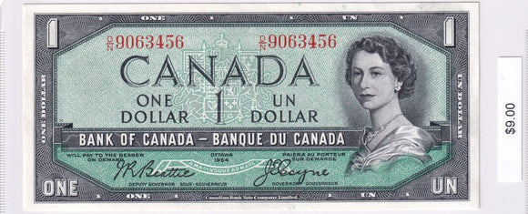 1954 - Canada - 1 Dollar - Beattie / Coyne - D/N 9063456