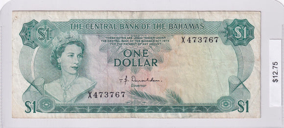 1974 - Bahamas - 1 Dollar - X 473767