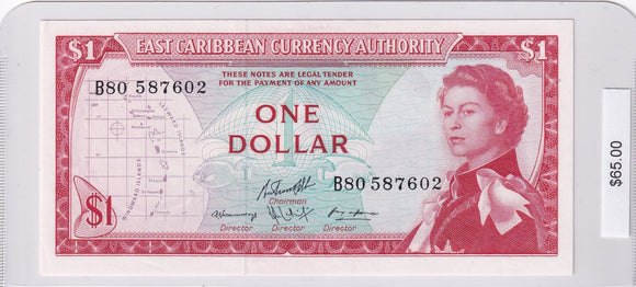 1965 - East Caribbean - 1 Dollar - B80 587602