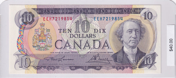 1971 - Canada - 10 Dollars - Lawson / Bouey - EEH7219854 – MK Coins