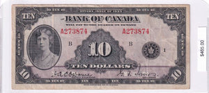 1935 - Canada - 10 Dollars - Osborne / Towers - A273874