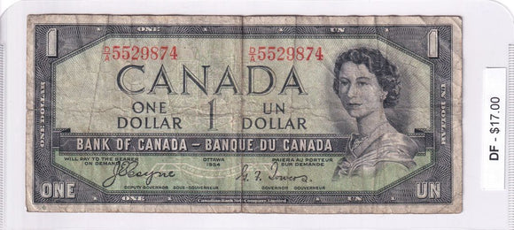 1954 - Canada - Devil's Face - 1 Dollar - Coyne / Towers - D/A 5529874