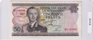 1972 - Luxembourg - 50 Francs - D 110506