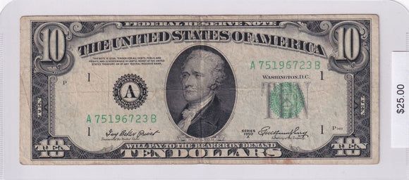 1950 - USA - $10 - A 75196723 B