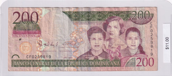 2009 - Dominican Republic - 200 Pesos Oro - CF0259819