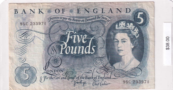 1964 - Great Britain - 5 Pounds - 95C 233971
