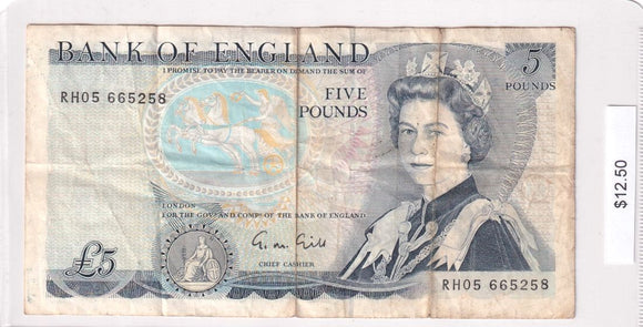 1982 - Great Britain - 5 Pounds - RH05 665258