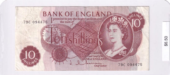 1964 - Great Britain - 10 Shillings - 79C 094475