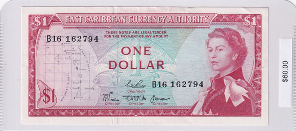 1965 - East Caribbean States - 1 Dollar - B16 162794