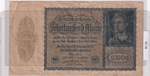 1922 - Germany - 10000 Mark - T 01531936