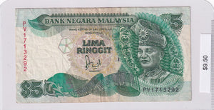 1986 - Malaysia - 5 Ringgit - PV1713292