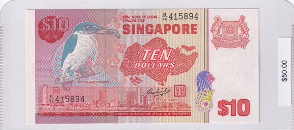 1976 - Singapore - 10 Dollars - B/46 415894