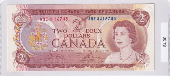 1974 - Canada - 2 Dollars - Crow / Bouey - ARE4416745