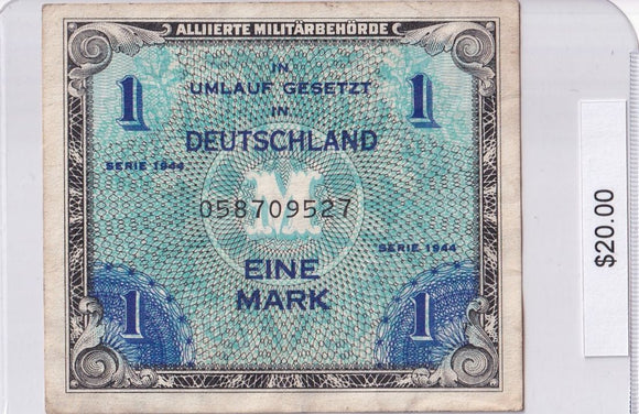 1944 - Germany - 1 Mark - 058709527