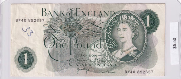 1960-1964  - Great Britain - 1 Pound - BW40 892657