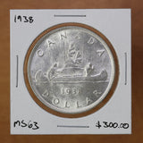 1938 - Canada - $1 - MS63 - retail $300