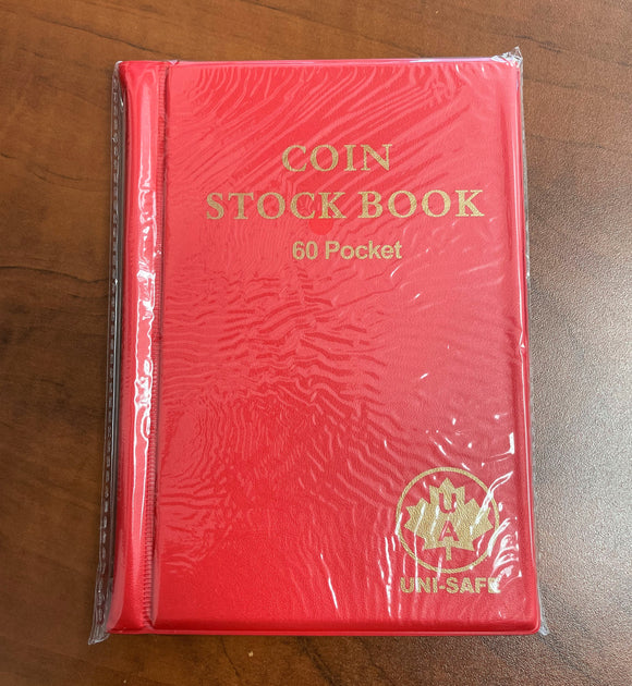 2x2 Coin Book - 60 pockets (red)