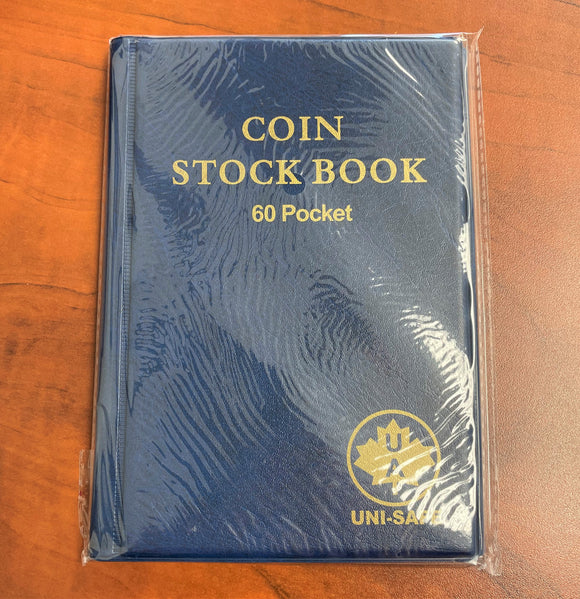 2x2 Coin Book - 60 pockets (blue)