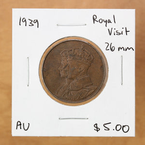 1939 - Royal Visit - Medallion - AU