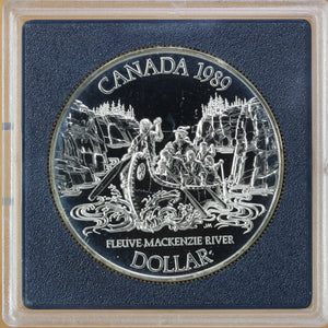 1989 - Canada - $1<br>Brilliant Unc. (Ag)