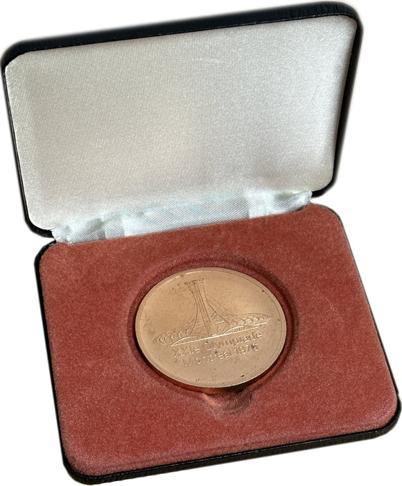 1976 Summer Olympics - Montreal Participant Medal with Box