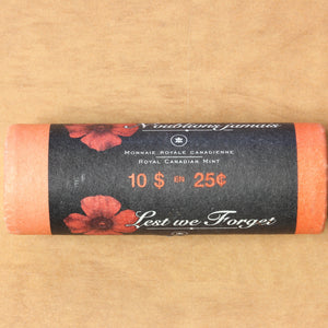 2004 P - 25c - Poppy - Special RCM Wrapped Roll (40pcs.)