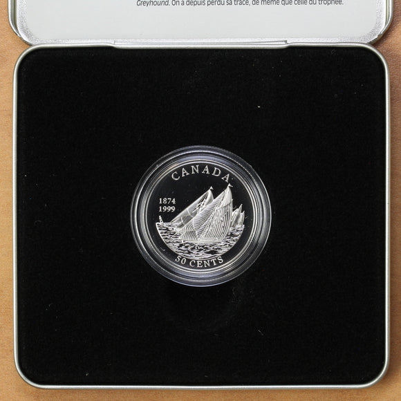1999 - Canada - 50c - First Int'l Yacht Race between Canada and USA - Proof