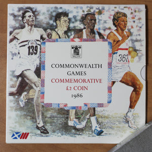 1986 - Great Britain - 2 Pounds - Commonwealth Games Folder