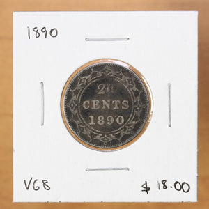 1890 - Newfoundland - 20c - VG8 - retail $18