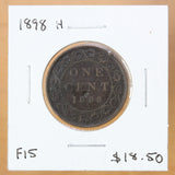 1898 H - Canada - 1c - F15 - retail $18.50