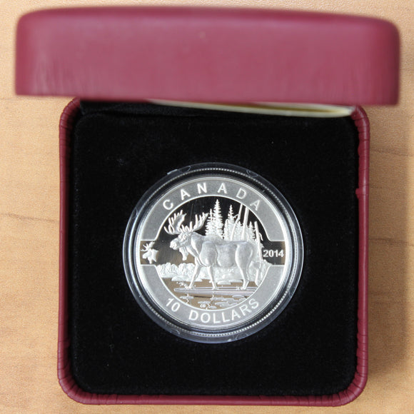 2014 - Canada - $10 - The Caribou - Proof